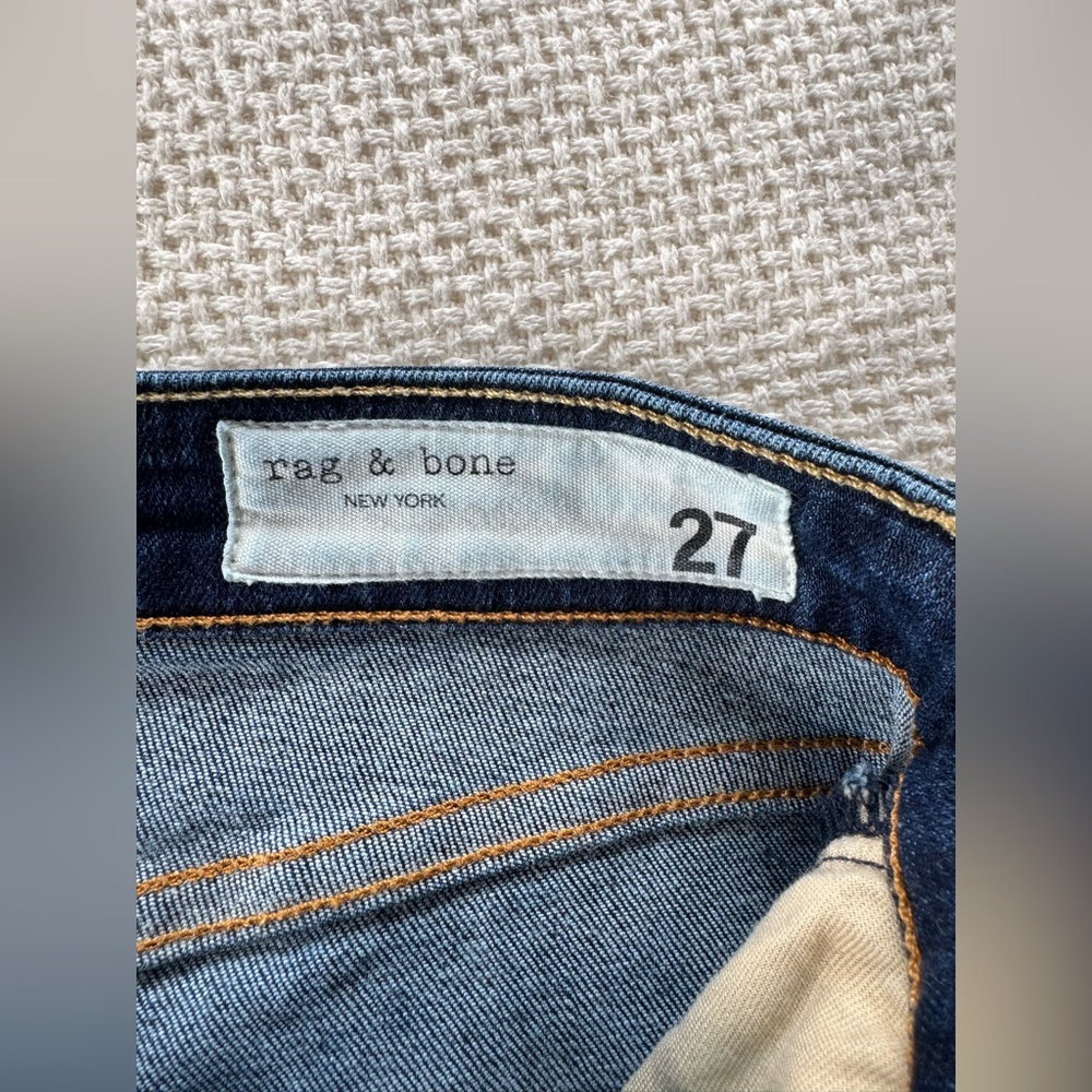 Rag & Bone Nina High-Rise Skinny Jeans, Size 26, Dark Wash - Picture 10 of 15